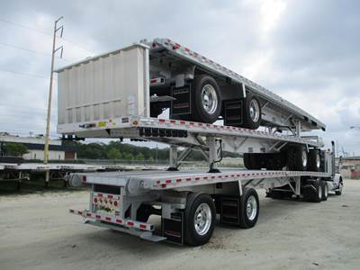 Reitnouer Big Bubba 45x102 Aluminum Flatbed Trailer - Air Ride, Fixed Spread Axle