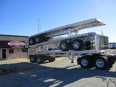 Reitnouer 36x102 Aluminum Flatbed Trailer - Air Ride, Fixed Spread Axle