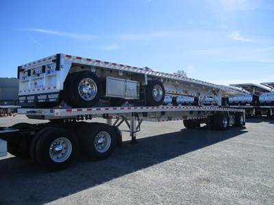 Reitnouer Big Bubba 48x102 Aluminum Flatbed Trailer - Air Ride, Fixed Spread Axle