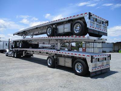 Reitnouer BIG BUBBA FRONT LIFT AXLE Flatbed Trailer