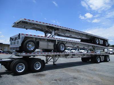 Reitnouer Big Bubba 48x102 Aluminum Flatbed Trailer - Air Ride, Fixed Spread Axle