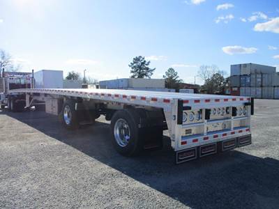 Reitnouer Big Bubba 53x102 Aluminum Flatbed Trailer - Air Ride, Sliding Spread Axle