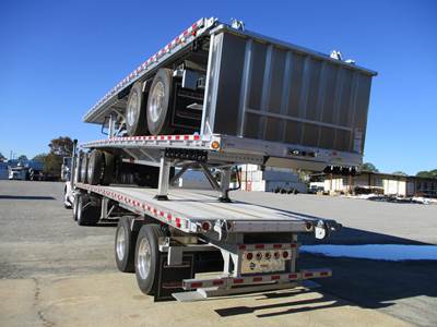 Reitnouer Big Bubba 36x102 Aluminum Flatbed Trailer - Air Ride, Fixed Axle