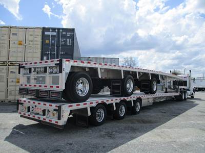 Reitnouer Bigger Bubba 48x102 Tri Axle Aluminum Flatbed Trailer - Air Ride, Fixed Spread Axle