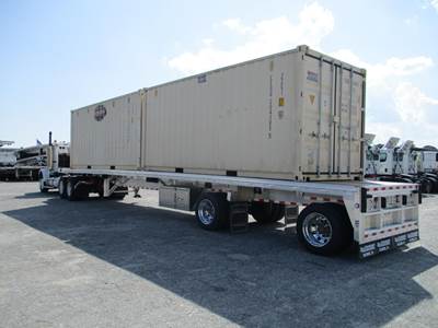 Reitnouer MaxMiser 48x102 Aluminum Flatbed Trailer - Air Ride, Fixed Spread Axle