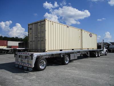 Reitnouer MaxMiser 48x102 Aluminum Flatbed Trailer - Air Ride, Fixed Spread Axle