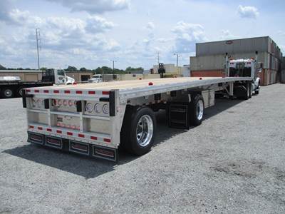 Reitnouer MaxMiser 48x102 Aluminum Flatbed Trailer - Air Ride, Fixed Spread Axle
