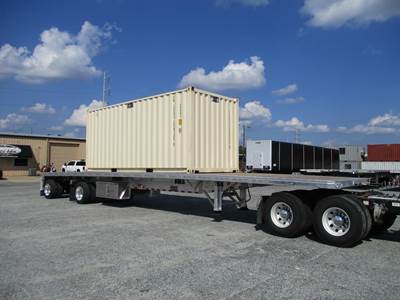 Reitnouer MaxMiser 48x102 Aluminum Flatbed Trailer - Air Ride, Fixed Spread Axle