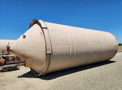 AGGREGATE SILO – 11’ diameter x 35’ tall welded Silo