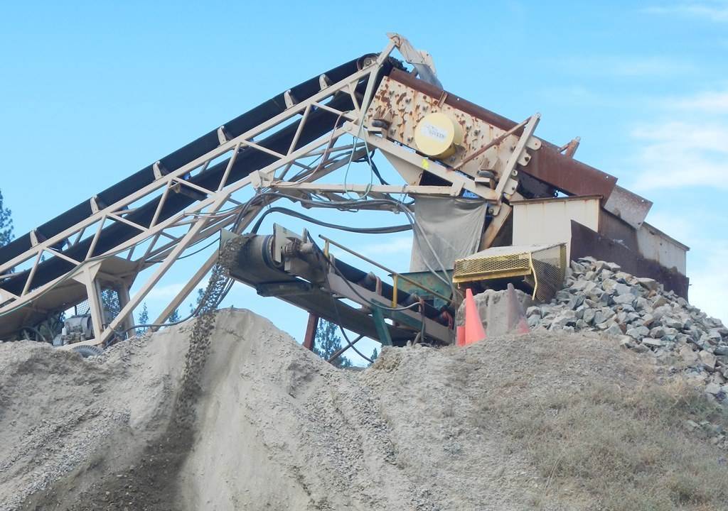 Five Product RipRap Processing Plant with Vibrating