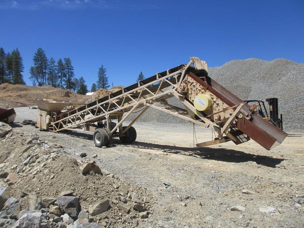 Five Product RipRap Processing Plant with Vibrating