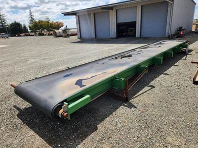 RECYCLING CONVEYOR 72” wide x 38’ long Low-Profile Slide Pan Conveyor