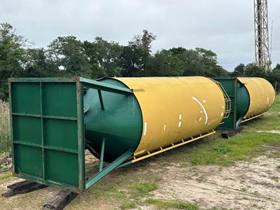 CEMENT / AGGREGATE SILO – 12’ diameter x 42’ tall welded Silo