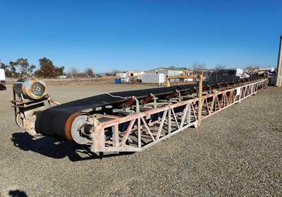 CONVEYOR - 30” wide x 80’ long, 30” deep truss frame
