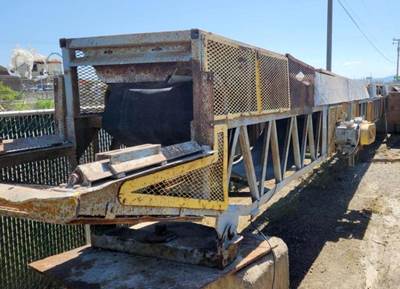 30" x 80' Radial Stacker Conveyor