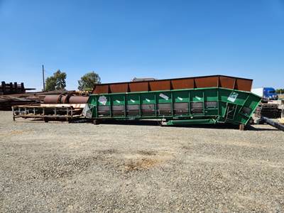 Krause 60” wide x 44’ long “slider belt” feeder/conveyor
