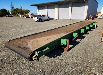 CONVEYOR 72” wide x 38’ long low profile slide pan conveyor,