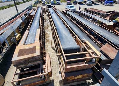 CONVEYORS - (8)-Eight Aggregate Transfer-Stockpile Conveyors