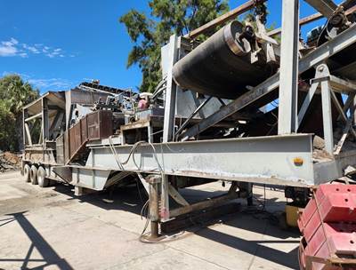 Portable Horizontal Shaft Impact Rock & Recycle Crushing Plant,