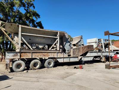 Portable Horizontal Shaft Impact Rock & Recycle Crushing Plant,