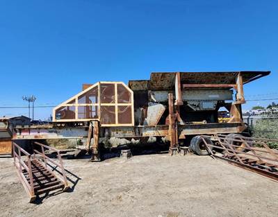 Telsmith Portable 30” x 42” Primary Jaw Crushing Plant
