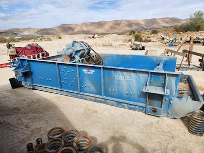 2018 - CONN-WELD 6’ wide x 16’ long Single Deck Horizontal Sizing & Dewatering Screen