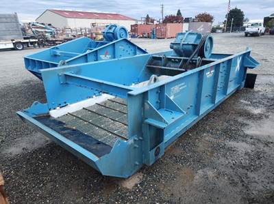 2018 - CONN-WELD 6’ wide x 16’ long Single Deck Horizontal Sizing & Dewatering Screen