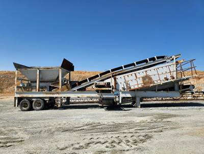 FABTEC 5' x 16' Three Deck Portable Screening Plant