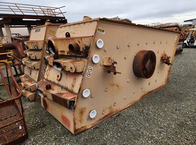 2003 Midwestern 5’ x 10’ Three Deck MEV High Frequency Totally Enclosed Incline Vibrating Screen