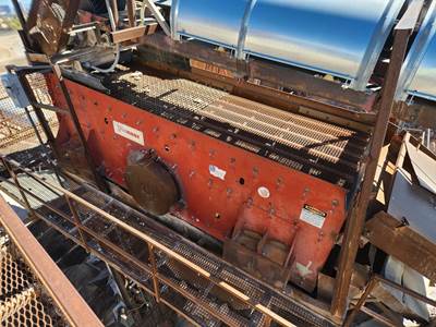 1991 Pioneer 6’ wide x 16’ long, three deck Incline Vibrating Screen