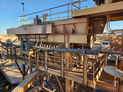 1994 McLanahan Semi-Pro 10’ wide x 32’ long Sand Classification Tank,