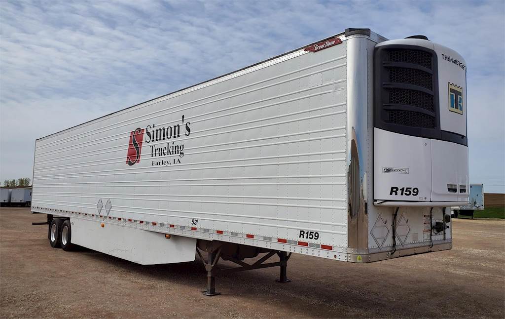 2015 Great Dane Super Seal 53ft Reefer Trailer Air Ride, Sing Doors