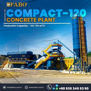 2025 FABO COMPACT-120 Concrete Batch Plant