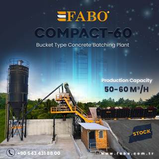 2025 FABO COMPACT-60 Concrete Batch Plant