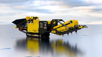 2025 FABO Mobile cone crusher with post screen FTC - 300S