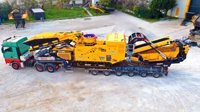 2025 FABO Cone Crusher FTC-200S Mobile Cone Crusher With Screen