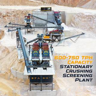 2025 FABO 750 T/H Crushing Plant