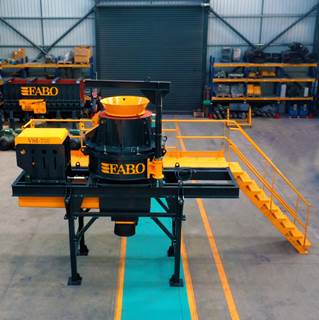 2025 FABO VSI-700 VERTICAL SHAFT IMPACT CRUSHER | SAND MACHINE 150 TPH
