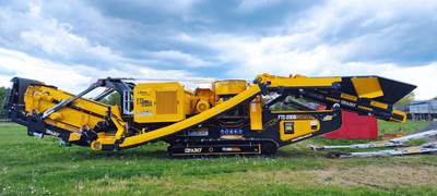 2025 FABO FTC-200-S Mobile Cone Crusher With Screen Crusher Plant