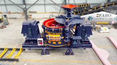2025 FABO VSI-1000 Crushing Plant