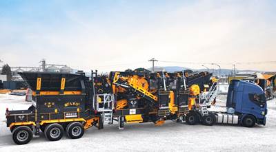 2025 FABO PRO 90 MOBILE CRUSHING & SCREENING PLANT | 90-130 TPH | Impact Crusher | AVAILABLE IN STOCK