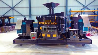 2025 FABO VSI-1000 Open Rotor Vertical Shaft Impact Crusher