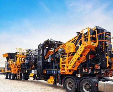 2025 FABO Mobile Crusher MCK-65: 60-100 TPH JAW + CONE + SCREEN