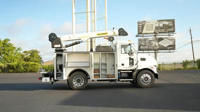 Mack MD6 Crane Truck - 2025 PALFINGER PSC12529 Crane, Automatic