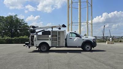 RAM 5500 Crane Truck - 2024 PALFINGER PSC6025 Crane, Automatic