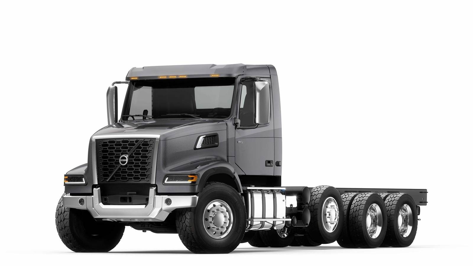 2023 Volvo VHD64F300 Tandem Axle Cab & Chassis Truck - D13, 455HP, I