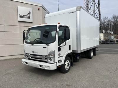 Isuzu NPR HD 6 ft Box Truck - 215HP, 6 Speed Automatic, Roll up Door