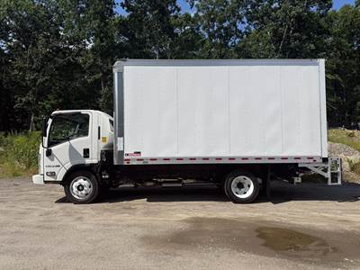 Isuzu NPR HD 16 ft Box Truck - 350HP, 8 Speed Automatic, Roll up Door, Liftgate