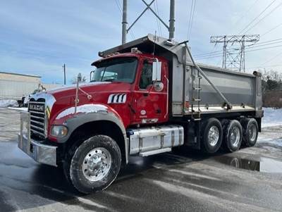 Mack Granite 64FT Tri Axle Dump Truck - MP8 455HP, 13 Speed Mdrive Hd Amt