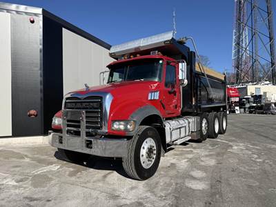 Mack Granite GU713 Tri Axle Dump Truck - 455HP, 6 Speed Allison Rds Automatic